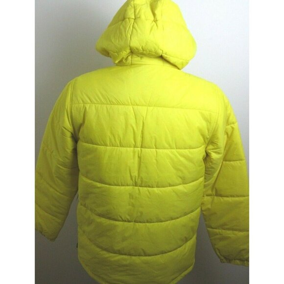 Vans Men's Woodridge Full Zip Water Resistant Puffer Jacket Sulphur Yellow Large - Picture 3 of 3